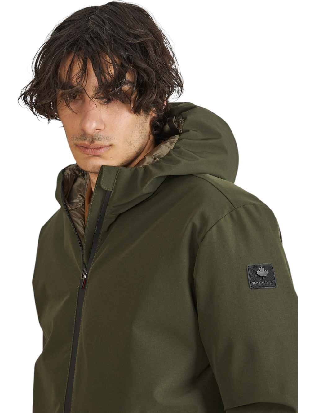 Canadian Giacca Uomo Verde militare pellinostore