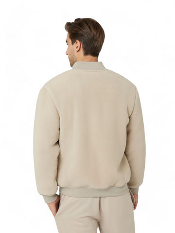 Felpa zip Uomo - Pasadena Stone