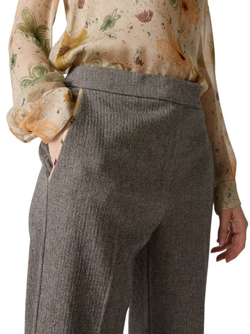 Pantalone Donna - Beige/nero