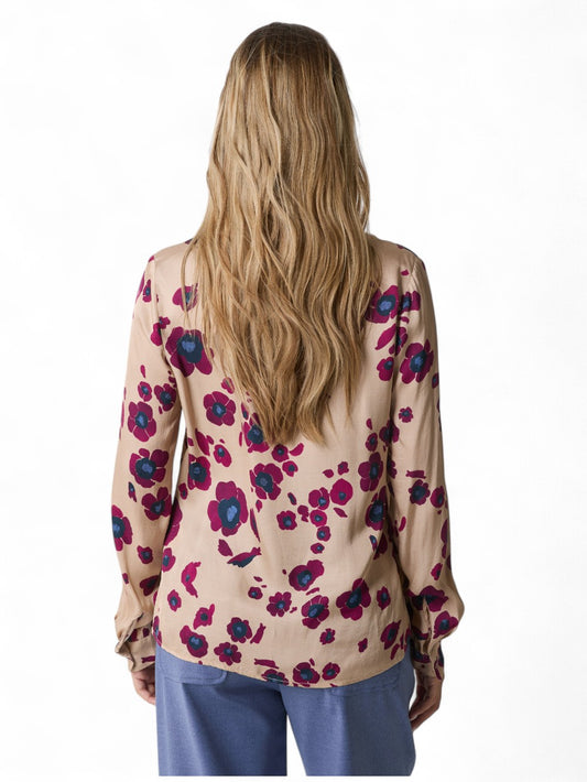 Blusa Donna - Burro/Rosso