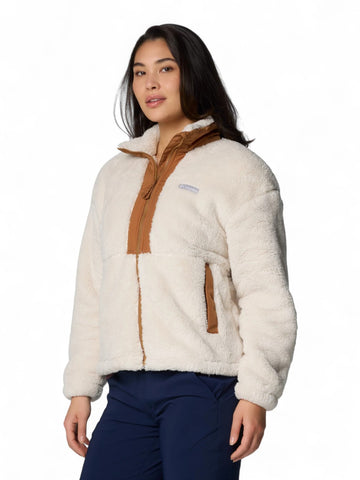 Felpa zip Donna - Panna