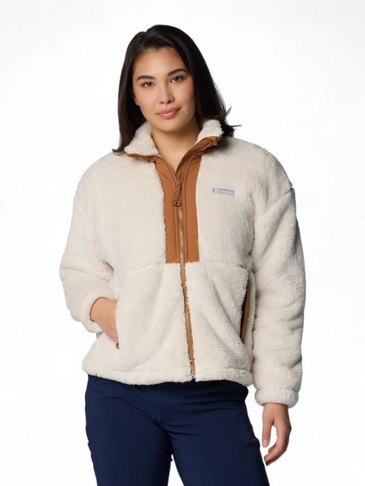 Felpa zip Donna - Panna