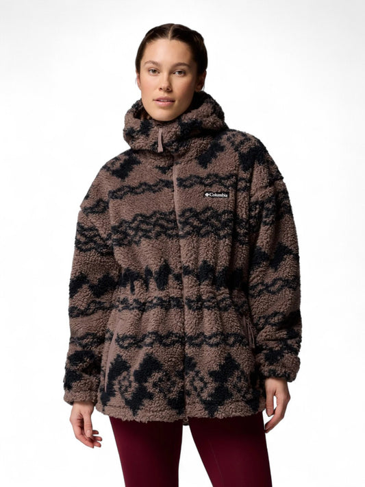 Felpa zip Donna - Fango