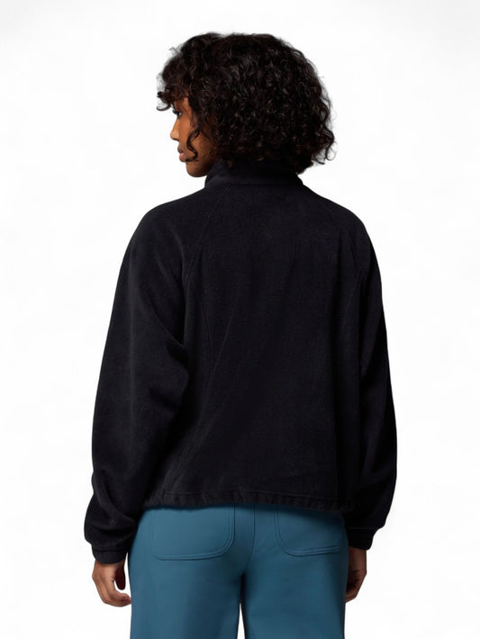 Felpa zip Donna - Nero