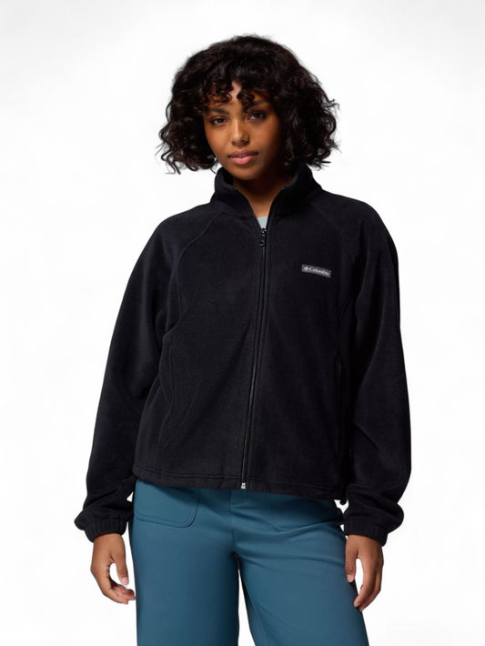 Felpa zip Donna - Nero