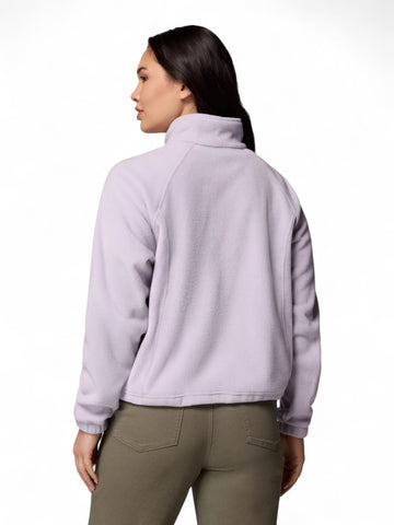 Felpa zip Donna - Lilla