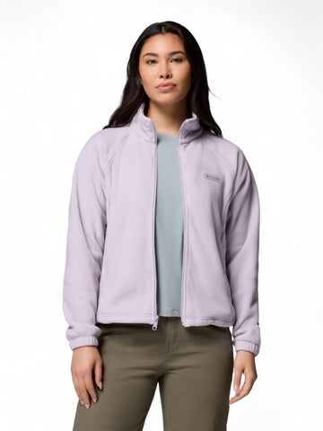 Felpa zip Donna - Lilla