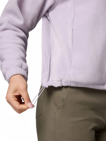 Felpa zip Donna - Lilla