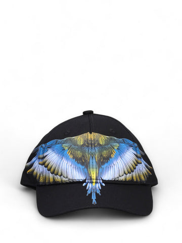 Cappello Uomo - NERO/ BLUE WINGS