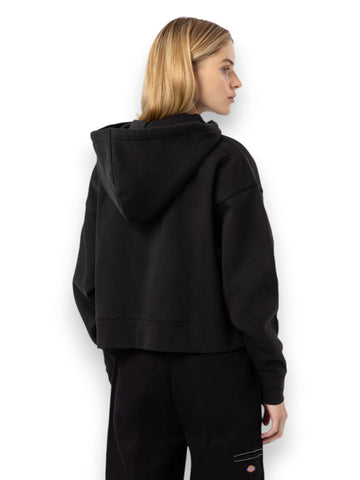 Felpa zip Donna - Nero
