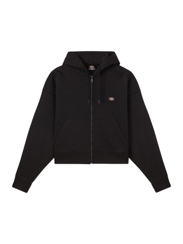 Felpa zip Donna - Nero