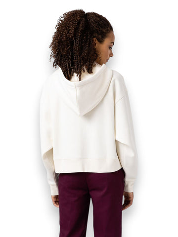 Felpa zip Donna - Ecru
