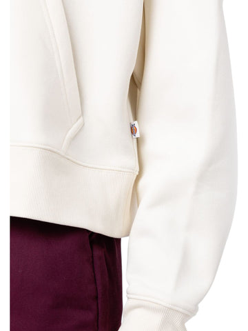 Felpa zip Donna - Ecru