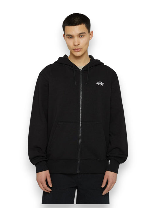 Felpa zip Uomo - Nero