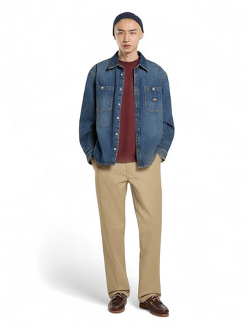 Camicia Uomo - Beige/Blue