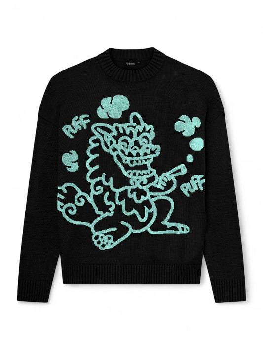 Maglia Uomo - Puff Dragon Nero