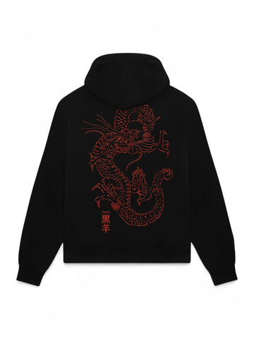 Felpa Uomo - Tatsu Nero/Arancione