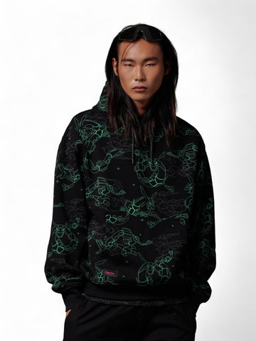 Felpa Uomo - Rayquaza Pattern