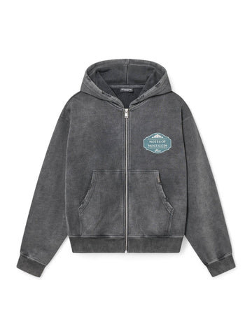 Felpa zip Uomo - Nero