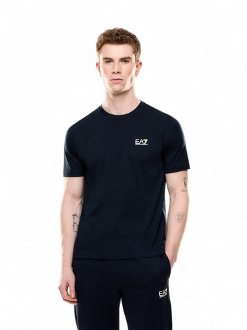 EA7 T-shirt 100% Cotton - T-Shirt Uomo - Blu