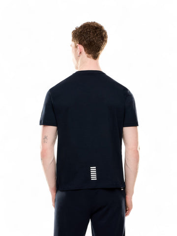 EA7 T-shirt 100% Cotton - T-Shirt Uomo - Blu