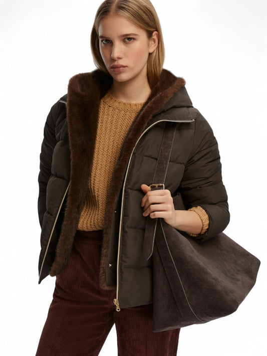 Piumino Donna - Cioccolato