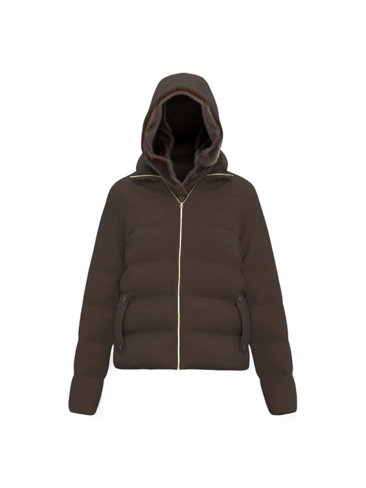 Piumino Donna - Cioccolato