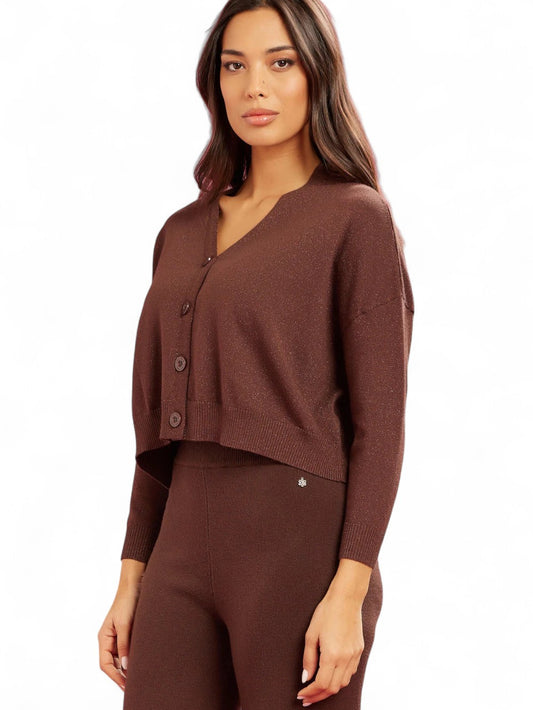Cardigan Donna - Marrone