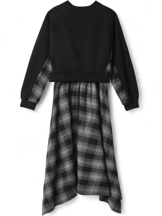 Abito Donna - Nero/tartan
