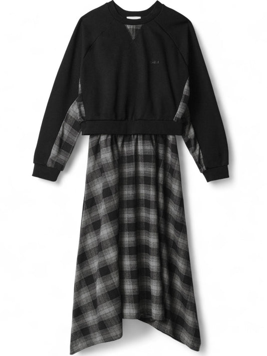 Abito Donna - Nero/tartan