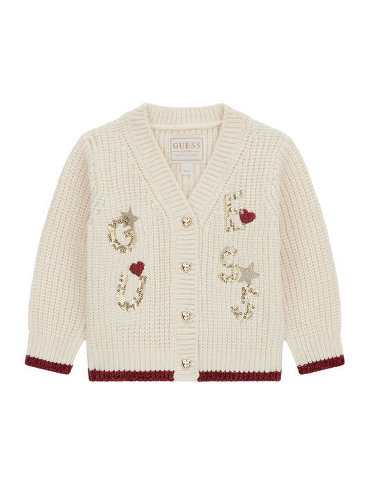 Cardigan Bambina - Bianco