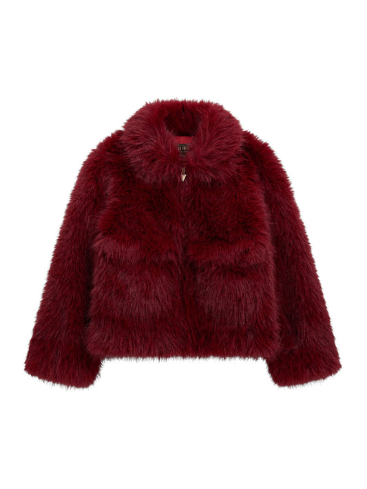 Pelliccia Bambina - Rosso