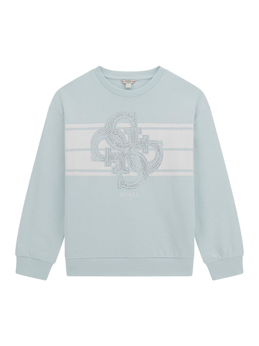 Felpa Bambina - Celeste