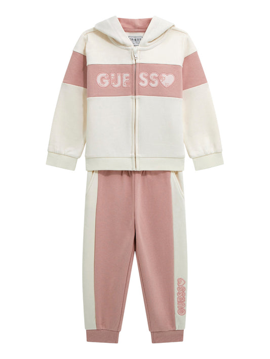 Set Bambina - Rosa/bianco