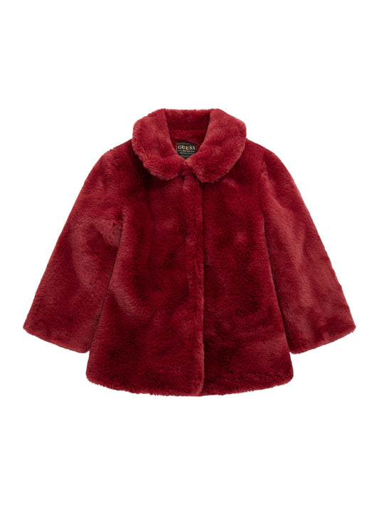 Pelliccia Bambina - Rosso