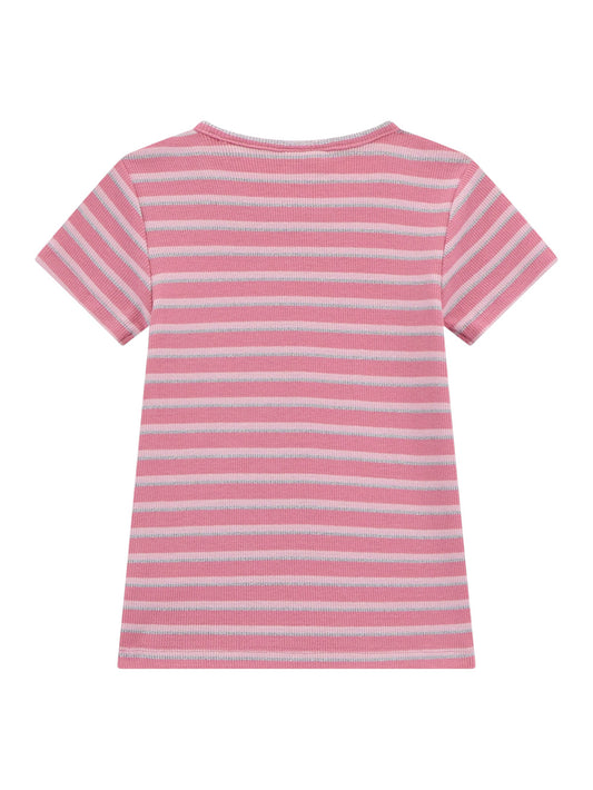 T-shirt Bambina - Bianco/rosa