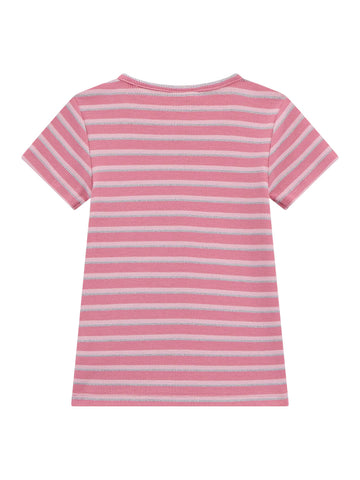 T-shirt Bambina - Bianco/rosa