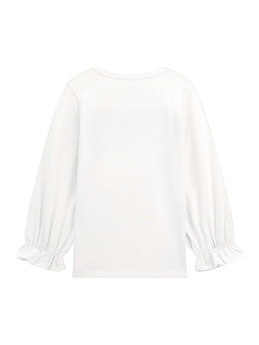 T-shirt m/l Bambina - Bianco