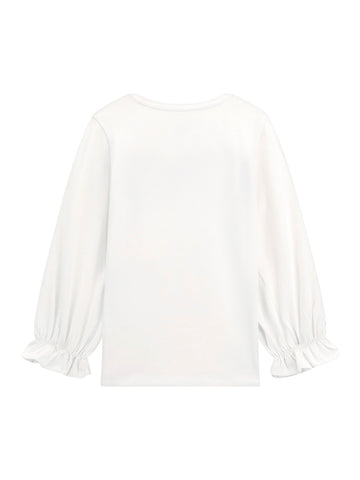 T-shirt m/l Bambina - Bianco