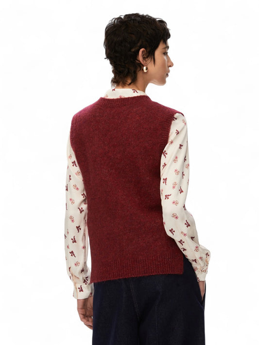 Gilet Donna - bordeaux