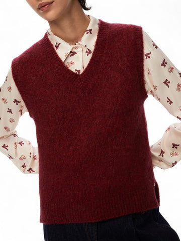 Gilet Donna - bordeaux