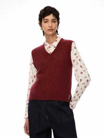 Gilet Donna - bordeaux
