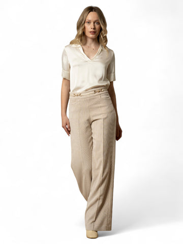 Pantalone Donna - Crema