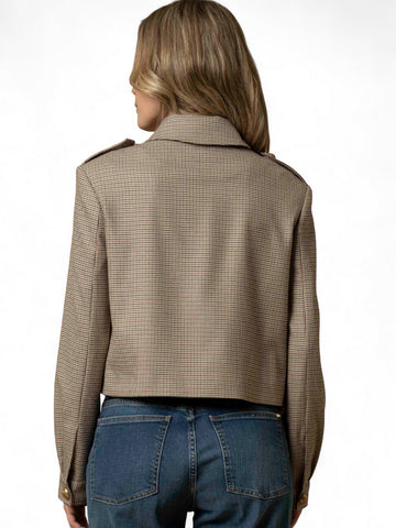 Giacca Donna - Nero/Avorio/Tabacco