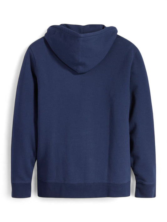 Felpa zip Uomo - Blu