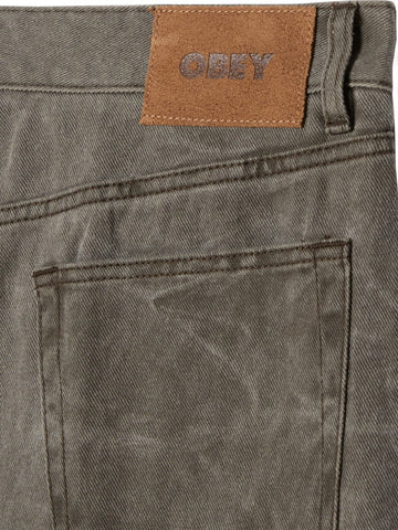 Jeans Uomo - Nero/verde