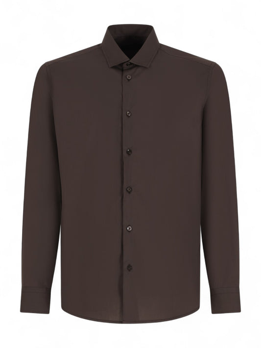 Camicia Uomo - Marrone