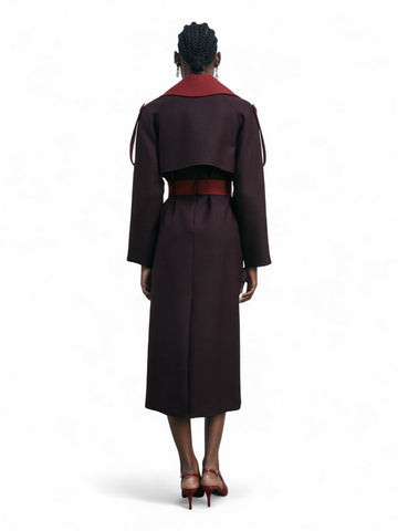 Cappotto Donna - Velvet/purple red