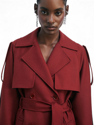 Cappotto Donna - Velvet/purple red