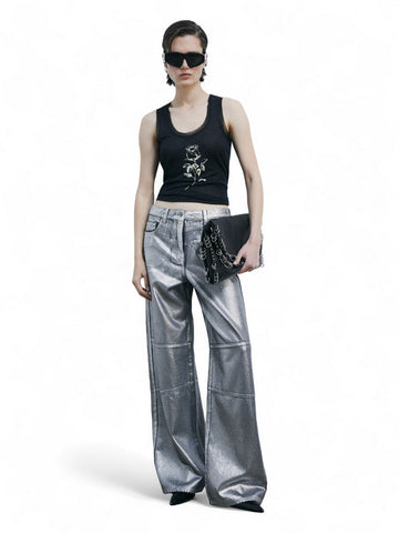 Pantalone Donna - Argento